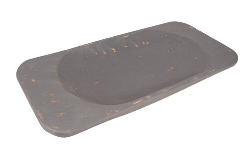 Eurostyle Deep Dough Bowl | Hand-Carved Rustic Wooden Batea
