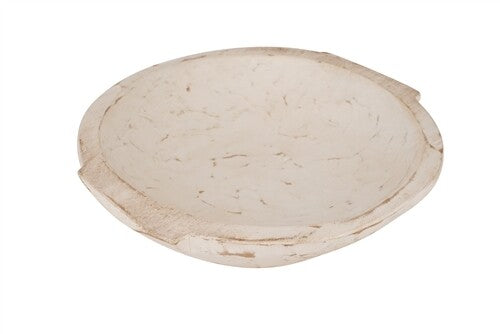 Chubster Hand-Carved Round Wooden Dough Bowl | Rustic Decor & Newborn Prop