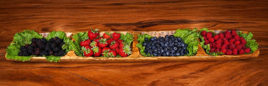 Food-Safe Fiesta Baguette Dough Bowl | Extra Long Handcrafted Batea
