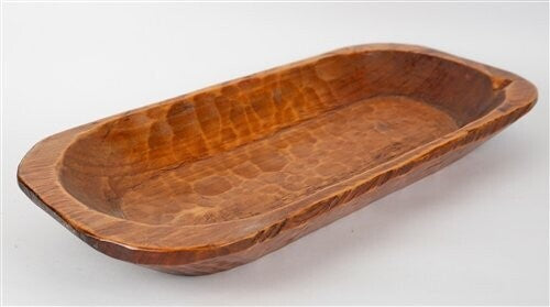 Food-Safe Graceful Wooden Dough Bowl | Handcrafted Batea