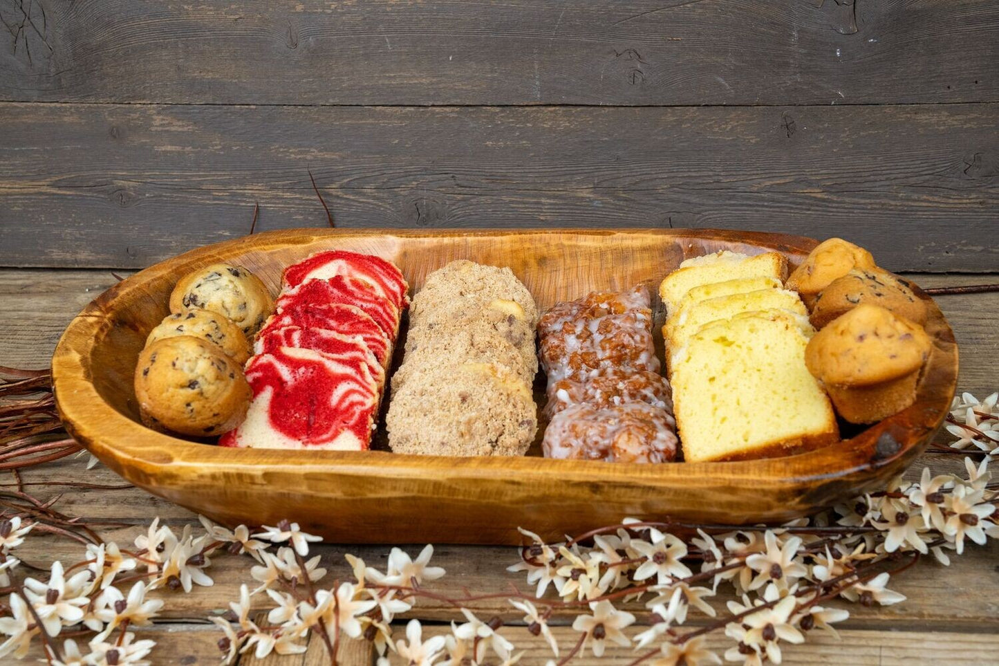 Food-Safe Hearty Wooden Dough Bowl | Handcrafted Batea