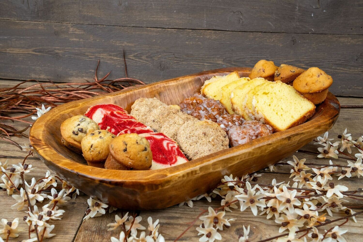 Food-Safe Hearty Wooden Dough Bowl | Handcrafted Batea