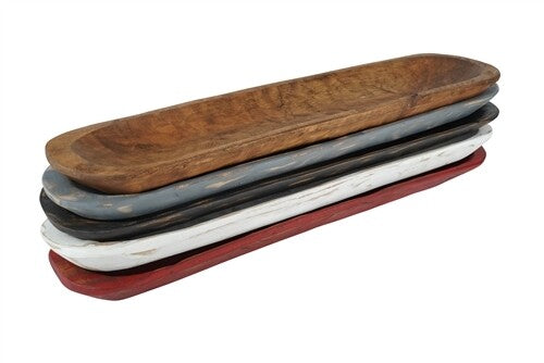 Medium Baguette Dough Bowl | Hand-Carved Batea – Color Options